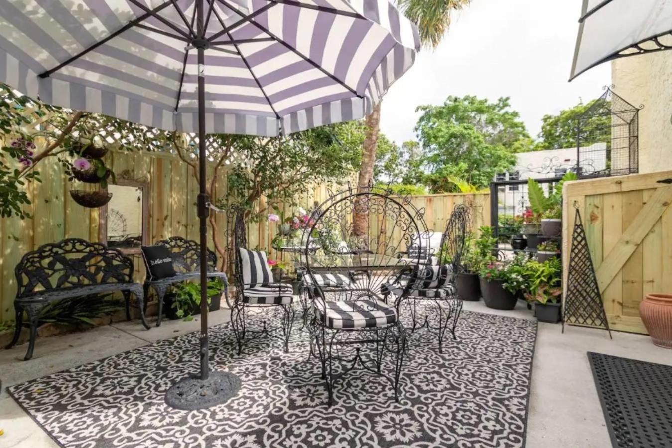 Tropical Designer House In Heart Of Antique Row Wpb West Palm Beach Exterior foto
